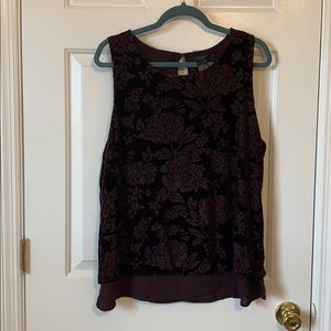Ann Taylor Factory Sleeveless Blouse - Size L